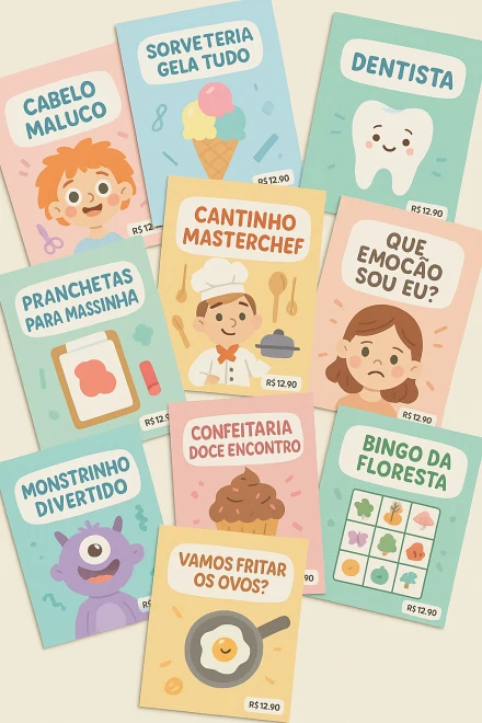 Livros Infantis Divertidos e Coloridos